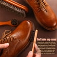 thumbnail image 4 of ACDANC 4 Pcs Horsehair Shine Shoes Brush Kit Polish Dauber Applicators Cleaning Leather Shoes Boots Care Brushes Suede Cleaner Brush with Microfiber Shoe Cloth(4 Pcs Style A), 4 of 6