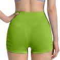 thumbnail image 5 of vdgthytj Women Athletic Shorts Elastic High Waist Slim Fitted Stretchy Ribbed Yoga Gym Workout Shorts, 5 of 5