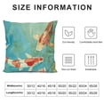 thumbnail image 5 of RUIYC Throw Pillow Cover Carp Fish in Pond,Spring Pool Fish Lotus Leaf Square Pillow Case Cushion Covers for Men Woman,Pillowcase, 5 of 5