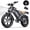 20AH, variant on DEEPOWER Electric Bike for Adults, 2000W Peak Motor& 32MPH Electric Dirt Bike, 48V 20AH Battery, 70-160 Max Miles,Dual Suspension Ebikes for Adults, 20" Fat Tire E Bike, UL2849 Certified