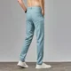 thumbnail image 5 of Pantalones casuales rectos y frescos para hombre, pantalones holgados y refrescantes para oficina, para hombre, pantalones de negocios de verano, de seda fina, nuevos en talla grande de algodón, 5 of 5