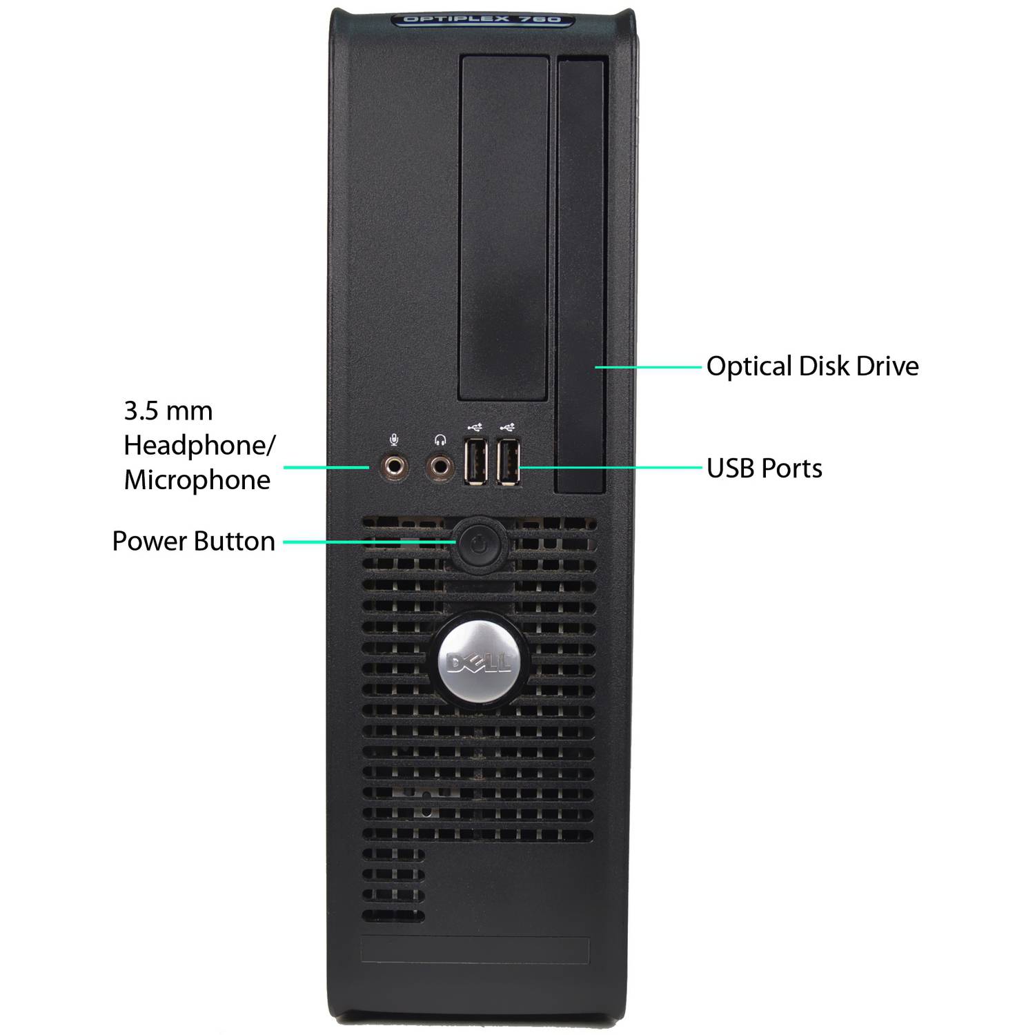 Restored Dell Black 760 Desktop PC with Intel Core 2 Duo Prcessor, 4GB Memory, 1TB Hard Drive and Windows 10 Pro (Monitor Not Included) (Refurbished) - image 5 of 5
