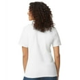 thumbnail image 4 of Gildan Softstyle Women's Pique Polo, 100 Cotton Comfortable Short Sleeve Shirt, White, Sizes S-2XL, 4 of 5