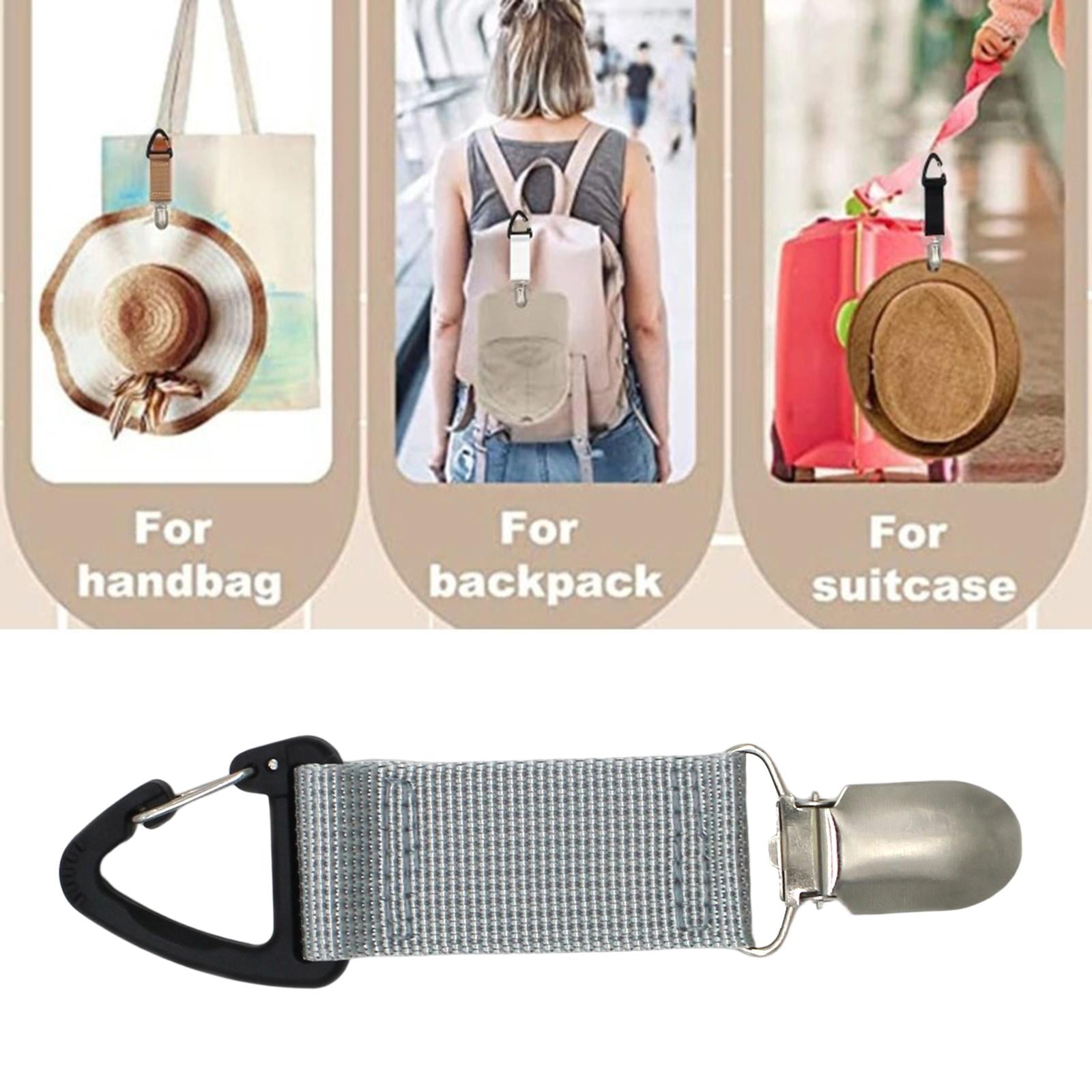 1223 Hat Clip, Portable Cap Holder For Travel On Bag Backpack Amazon.com : Mikikit 3pcs Hat Clip Outdoor Travel Cap  main image 4