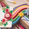 thumbnail image 6 of 120pcs Quilling Strips Paper 3/16"(5mm) 21" Origami Paper Quilling Strip for Art DIY Christmas, Green, 6 of 6