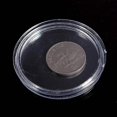thumbnail image 3 of 20 Pcs Transparent Plastic Small Round Box Coin Box, 10 Pcs 18mm & 10 Pcs 20mm, 3 of 4