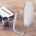 thumbnail image 6 of LYUMO Wall Mount Landline Telephone Extension No Caller ID Home Phone For Hotel Family(White), 6 of 8