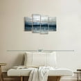 thumbnail image 2 of Elephant Stock Shimmer Abstract Wall Art - Horizontal Multi Panel Canvas - Living Room Wall Decor - Abstract Multi Panel - Gray And Blue Decor By Stephane Fontaine - 30" x 18", 2 of 4
