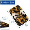 thumbnail image 4 of Panda Soft and Comfortable 12.5x8.2 Inch Furry Printed Car Armrest Cover - Car Armrest Mat - Armrest Cover, 4 of 6