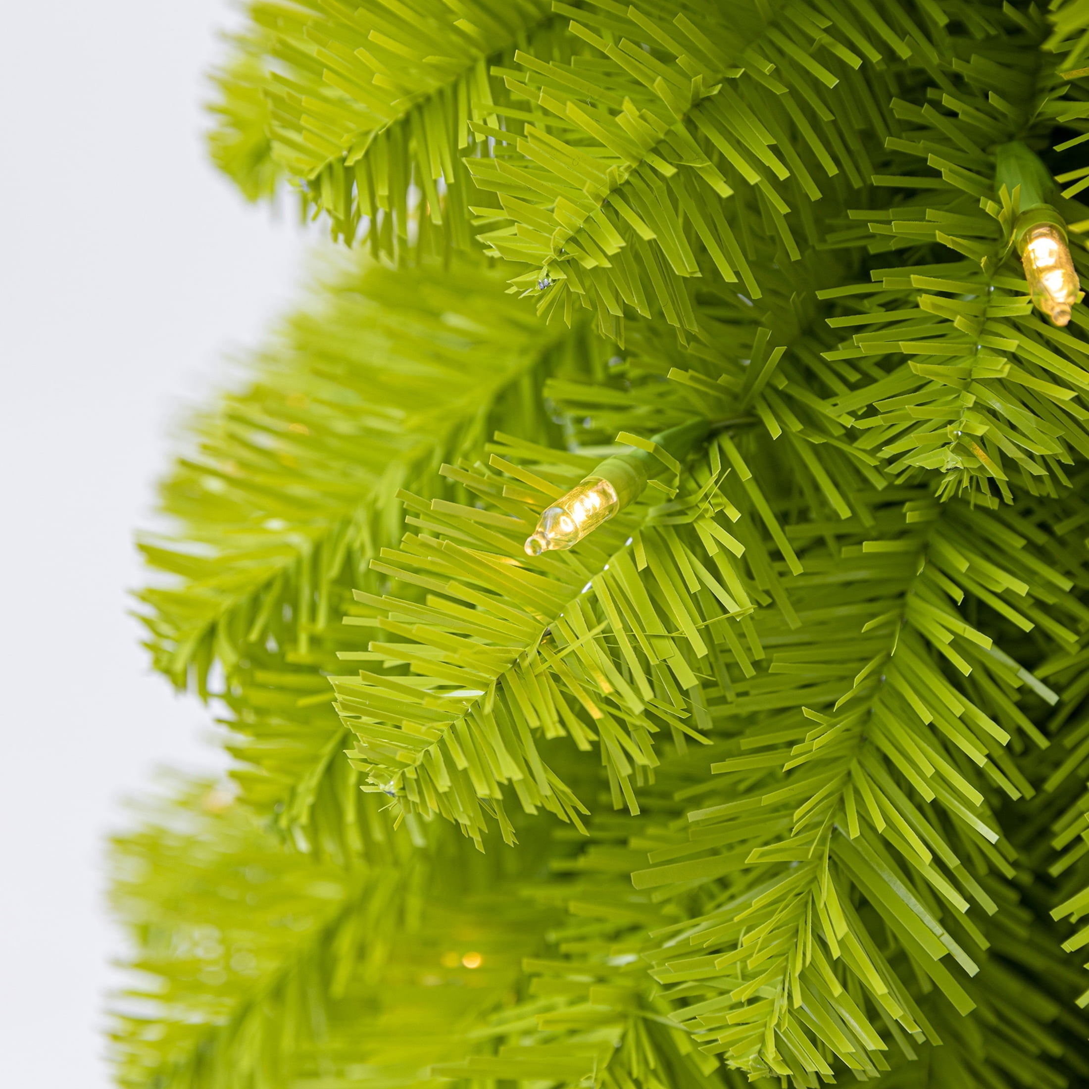 3.5' Pre-Lit Lawndale Spruce Green Artificial Christmas Tree with 120 Warm White LED Lights and Stand, by Holiday Time