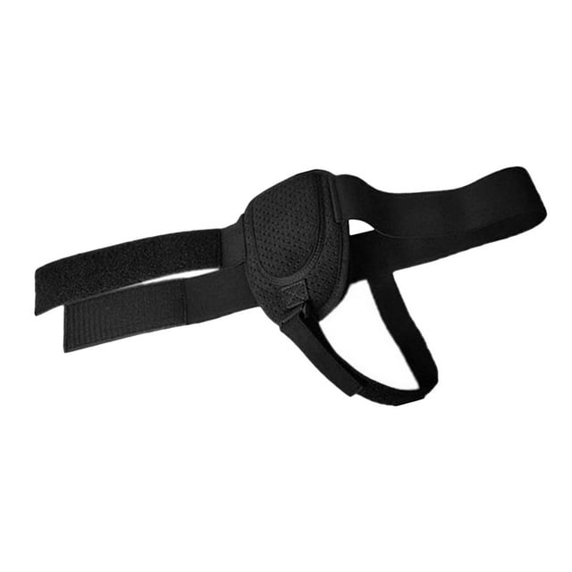 TISHITA Adults Hernia Belt Adjustable Comfortable Ergonomic Recovery Strap Foam Support Black