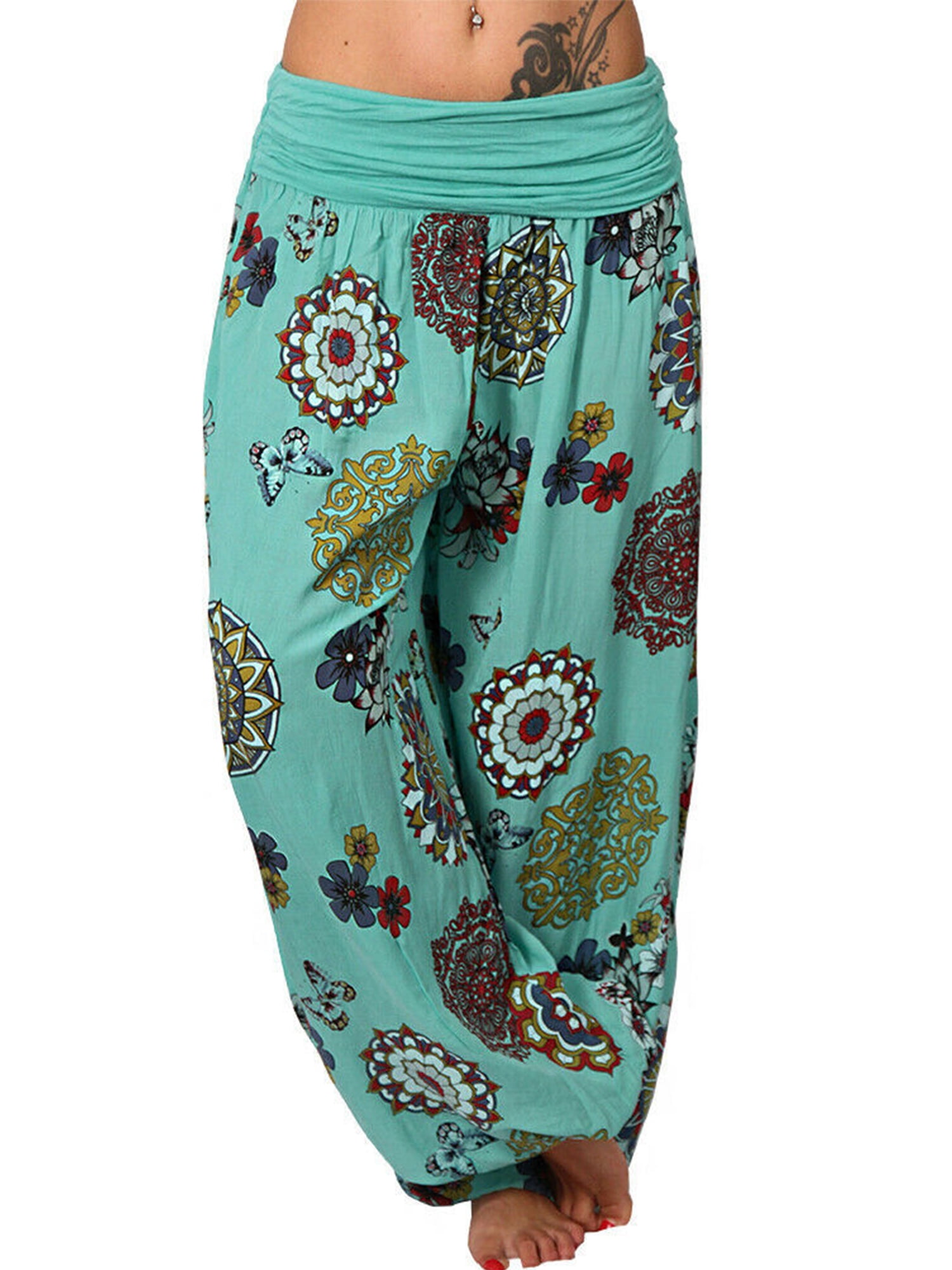 printed harem pants plus size