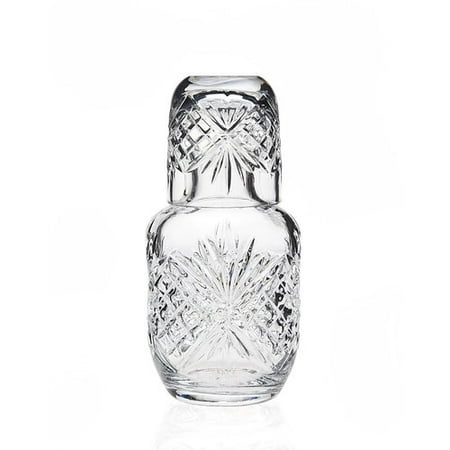 

James Scott Crystal Bedside Night 16 Oz Carafe