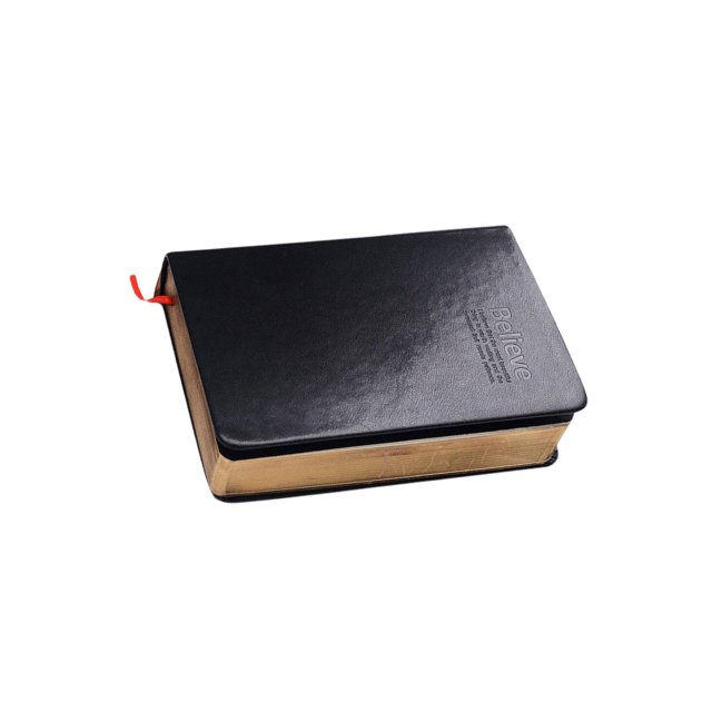 ZLight Thick Bible Notebook Home Retro Style Journaling Taking Note Notebook Gold Edge 17.3x12.5x3.5cm