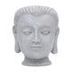 thumbnail image 3 of Maceta con forma de cabeza de Buda, maceta para plantas, decoración creativa gris, adorno, regalo para plantas. Estilo C, 3 of 9
