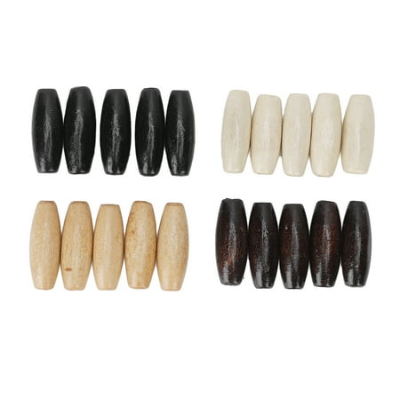 

Hair Tube Bead DIY Hair Beard Beads Pendant Mellow 20pcs For Men Women For Hair Braiding