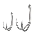 thumbnail image 2 of Rite Angler Double Fang Hook 2X Strong #3, 1/0, 2/0 Stainless Steel for Offshore Saltwater Tuna Fishing, 2 of 3