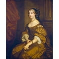 thumbnail image 2 of Sir Peter Lely 15x18 Black Ornate Wood Framed Double Matted Museum Art Print Titled - Barbara Villiers, Duchess of Cleveland, 2 of 5