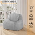 thumbnail image 3 of Sillón Puff Gigante para Adultos – Ergonómico – Relleno de Felpa Sintética – Asa – Sala, Sótano o Recibidor, 3 of 7