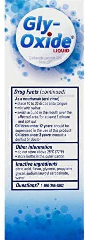 Gly-Oxide Liquid Antiseptic Oral Cleanser 2 oz