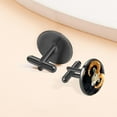 thumbnail image 6 of Aries Constellation Stylish Men's Cufflinks for Formal Attire, Made of Stainless Steel, Ideal for Business Meetings, 6 of 6