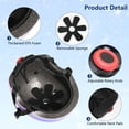 thumbnail image 6 of Toddler Bike Helmet with Protective Gear Set, Adjustable Kids Helmet with Knee Pads Elbow Pads Wrist Guards, 6 of 7
