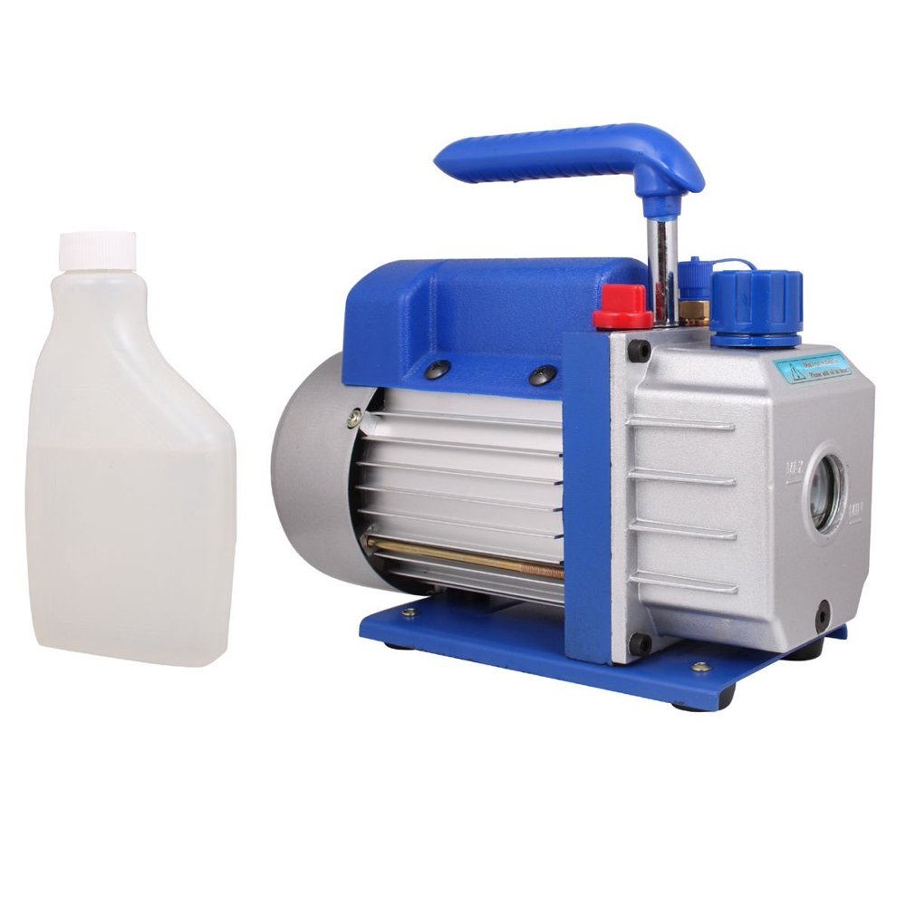 CALHOME 3 CFM Singlestage Rotary Vane Vacuum Pump R410a R134 Hvac A/c