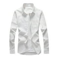 thumbnail image 2 of pstuiky camisetas para hombre, Camiseta informal de manga corta con botones y solapa de color liso para hombre ropa de hombre xl, 2 of 3