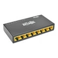 thumbnail image 2 of Tripp Lite 8-port Gigabit Ethernet Switch Desktop Rj45 Unmanaged Switch - Switch - Unmanaged - 8 X 10/100/1000 - Desktop - Ac 100 - 240 V, 2 of 6
