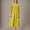 Yellow, variant on ITSAME Womens Maxi Dress, Solid Color Puff Sleeve Loose Casual Fashion Long Dress Black L