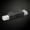 thumbnail image 2 of Flmtop Mini Adaptateur Convertisseur USB Type A Femelle vers USB Type B Mâle Noir, 2 of 6