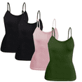 thumbnail image 1 of Set 4 Blusas Mujer Tirantes Unitalla Casual Blusa Crop Top Dama, 1 of 5