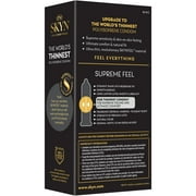 SKYN Supreme Feel Non-Latex Lubricated Condoms, 10 Count