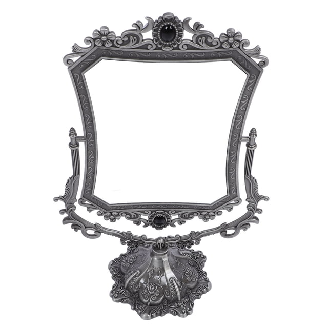 Espejo De Maquillaje De Doble Cara Vintage, Espejo De Mesa Antiguo Giratorio De 360 grados, Marco De Metal, Espejo De Escritorio Cosmético, Adorno Para El Hogar