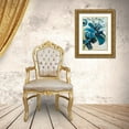 thumbnail image 3 of Maritz, Angela 12x14 Gold Ornate Wood Framed with Double Matting Museum Art Print Titled - Flowers of Azure I, 3 of 4