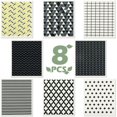 thumbnail image 1 of paños de cocina suecos, paños de limpieza de esponja reutilizables, paños de cocina absorbentes, toalla de mano para limpieza de cocina, 8 estilos, 1 of 5