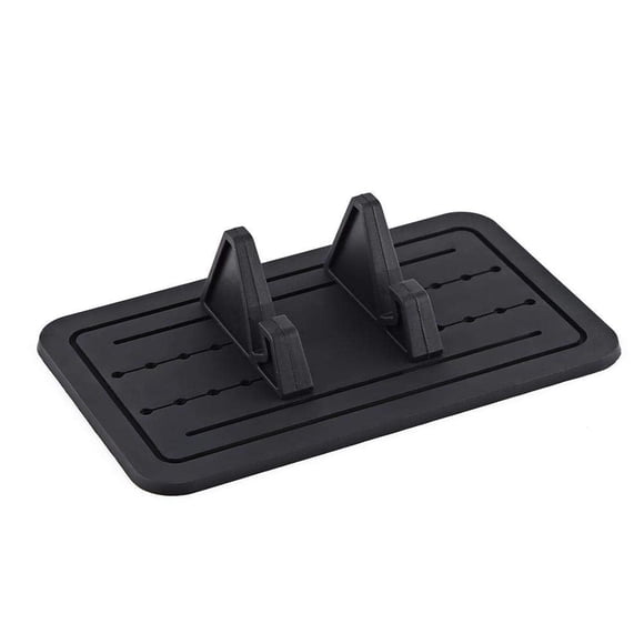 Soporte de Teléfono para Coche Universal de Silicona Negro con Almohadilla Antideslizante y Ancho Aj