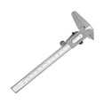 thumbnail image 1 of Calibrador Vernier de Metal, Regla Micrométrica de Mediciónica Manual para Mediciónica de Precisión, 5 Pulgadas y 6 Pulgadas, 1 of 7