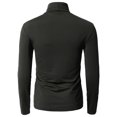 thumbnail image 3 of H2H Mens Basic Slim Fit Turtleneck Knit Sweater CHARCOAL US XL/Asia 2XL (CMTTL098), 3 of 6