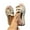 Khaki, variant on Mchoice Sandals for Women New Comfy Sandal Shoes Casual Summer Beach Sandals Comfortable flat sandals for Ladies