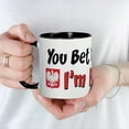 thumbnail image 5 of CafePress - You Bet Your Dupa I'm Polish Mug - 11 oz Ceramic Mug - Novelty Coffee Tea Cup, 5 of 6