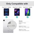 thumbnail image 3 of SURJDE for Pad Pro 11 inch case 2022(4th Gen),Case for iPad Pro 11 (2021/2020 3rd/2nd Gen) with Pencil Holder, Slim Smart Cover with Clear Back Shell for iPad Pro11 Inch,Black, 3 of 7