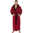 thumbnail image 1 of Kelon Intimates On Sale Men's Polyester Bathrobe Men's Winter Plush Lengthened Shawl Bathrobe Home Clothes Long Sleeved Robe Coat, 1 of 5