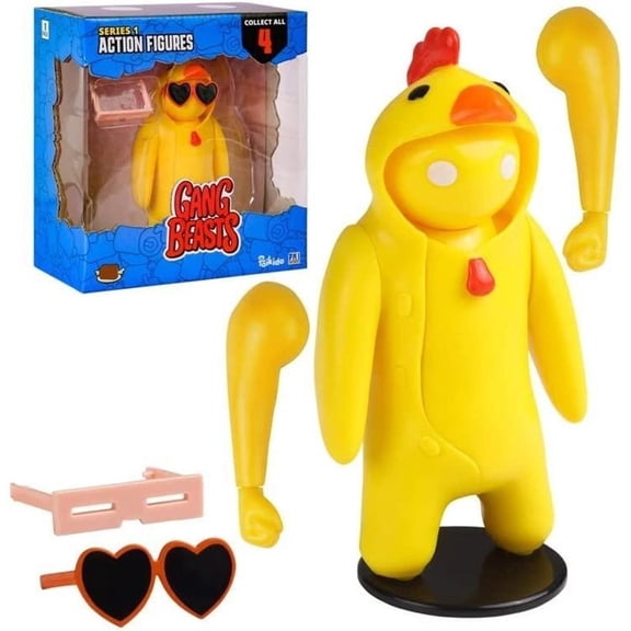 Gang Beasts Yellow Chicken Costume Figure PMI International Video Game Character