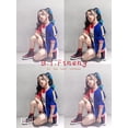 thumbnail image 2 of Traje de cosplay de Harley Quin de 6 piezas Traje de cosplay de Halloween para adultos y niños, 2 of 4