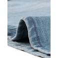 thumbnail image 5 of DARING DIVA Women's Denim Split Back Pockets Midi Jean Skirts M Light Blue, 5 of 6