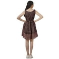 thumbnail image 6 of Moomaya Boat Neck Sleeveless Pouf Dress Lace Cocktail Mini Dress With Pockets, 6 of 6