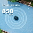 thumbnail image 2 of Robotic Pool Cleaner, Pool Vacuum For Above Ground Pool, Cordless Pool Vacuum Robot With Dirt-Lock Tech, 2 of 8