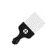 thumbnail image 1 of wonim44 Hair Pick for Curly Hair Afro Pick Comb with Metal Pick Wide Tooth Comb for Curls (Black), 1 of 1