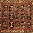 thumbnail image 1 of Ahgly Company Indoor Square Persian Brown Traditional Area Rugs, 6' Square, 1 of 4